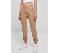 Urban Classics Cargohose Damen – Hohe Taille – Unionbeige – Größe 31