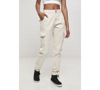 Urban Classics Damen Hose Ladies High Waist Cargo Pants Whitesand-28