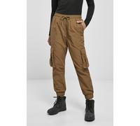 Urban Classics Damen Hose Ladies High Waist Crinkle Nylon Cargo Pants Midground-XS