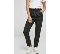 Urban Classics Damen Hose Ladies High Waist Knitted Denim Chino Black-27