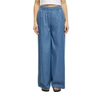 Urban Classics Damenhose TB5986 Leichter Denim Wide-Leg SkyBlue Washed XL