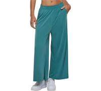 Urban Classics Frauen Hose Ladies Modal Culotte, lässige Culotte für Frauen, 3/4 Länge, mit Gummibund, paleleaf, S