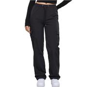 Urban Classics Ladies Nylon Cargo Pants Black Größe: S | Cargohosen Outlet | Damen | Schwarz