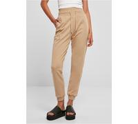 Urban Classics Damen Hose Ladies Organic High Waist Sweat Pants Unionbeige-3XL
