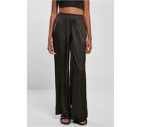 Urban Classics Damen Women's Satin Wide Leg Trousers Pants, Schwarz, 5XL EU