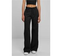 Urban Classics Damen Hose Ladies Straight Leg Workwear Pants Black-28