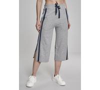 Urban Classics Damen Hose Ladies Taped Terry Culotte Grey/Navy-S