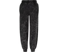 Urban Classics Damen Hose Ladies Towel Washed Sweat Pants Black-4XL