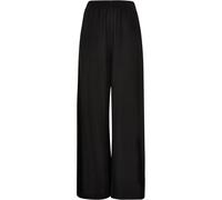 Urban Classics Damenhose - Weite Viskosehose - 100% Viskose, locker geschnitten - Gr. L Schwarz