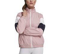 Urban Classics Ladies 3-Tone Crinkle Track Jacket in Gr. S in Rosa