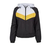 Urban Classics 3-tone Jacke L Black / White / Chrome Yellow