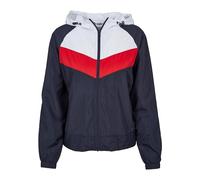 Urban Classics Damen Leichte Jacke Ladies 3-Tone Windbreaker Navy/White/Fire Red-M