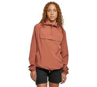 Urban Classics Langmantel Ladies Basic Pull Over Jacket – Damen XXL, terracotta, 100% Polyester