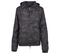 Urban Classics Ladies Camo Pull Over Jacket in Gr. XS in Schwarz