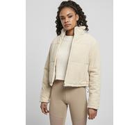 Urban Classics Ladies Corduroy Puffer Jacket in Gr. 5XL in Beige