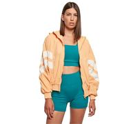 Urban Classics Damen Jacke Ladies Crinkle Batwing Jacket col.paleorange/whitesand M