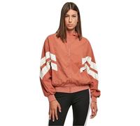 Urban Classics Damen Jacke Ladies Crinkle Batwing Jacket terracotta/whitesand L