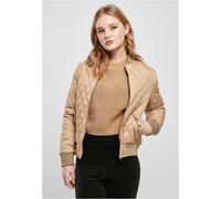 Urban Classics Damen Ladies Diamond Quilt Nylon Jacket Jacke, unionbeige, 3XL