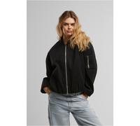 Urban Classics Damen Jacke Ladies Faux Wool Bomber Jacket TB8107 Black-2XL