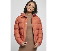 Urban Classics Damen Jacke Ladies Hooded Puffer Jacket Redearth-S