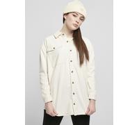 Urban Classics Damen Cord-Overshirt lang Beige Größe 4XL