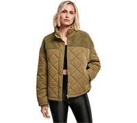 Urban Classics Damen Jacke Ladies Oversized Diamond Quilt Puffer Jacket tiniolive S