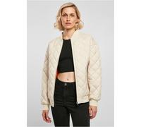 Urban Classics Damen Jacke Ladies Oversized Diamond Quilted Bomber Jacket Softseagrass-5XL