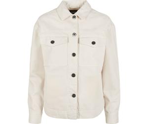 Urban Classics Damen Jacke Ladies Oversized Shirt Jacket Whitesand-4XL