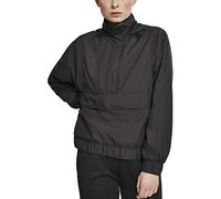 Urban Classics Ladies Panel Pull Over Jacket in Gr. L in Schwarz