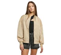 Urban Classics Damen Jacke Ladies Recycled Oversized Light Bomber Jacket unionbeige M