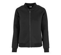 Urban Classics Damen Jacke Ladies Scuba Raglan Mesh Jacket, Sport & Freizeit Jacke für Frauen aus außergewöhnlichem Materialmix, Black, Größe XS