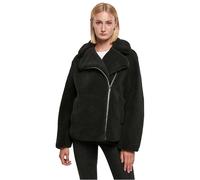 Urban Classics Ladies Sherpa Biker Jacket in Gr. XS in Schwarz