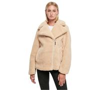 Urban Classics Damen Jacke Ladies Sherpa Biker Jacket unionbeige XXL