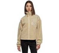 Urban Classics Ladies Sherpa Mix Jacket in Gr. XXL in Beige
