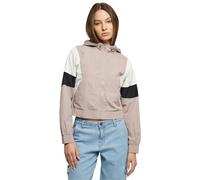 Urban Classics Ladies Short 3-Tone Crinkle Jacket in Gr. 3XL in Rosa