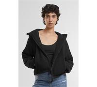 Urban Classics Damen Jacke Ladies Short Hooded Sherpa Jacket TB7072 Black-L