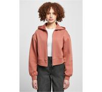 Urban Classics Damen TB4766-Ladies Short Oversized Zip Jacket Kapuzenpullover, Terracotta, 5XL