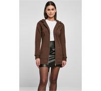 Sweatjacke URBAN CLASSICS "Urban Classics Damen Ladies Sweat" Gr. S, braun (brown) Damen Sweatjacken (58368201-S) brown