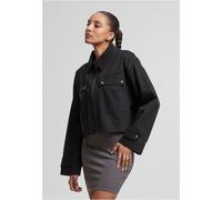 Urban Classics Damen Jacke Ladies Workwear Cropped Cotton Jacket TB7726 Black-3XL
