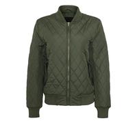 Urban Classics Ladies Diamond Quilt Nylon Jacket TB806 Olive, Größe:S