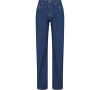 Urban Classics Damen Jeanshosen Ladies Straight Fit Denim TB7193 Mid Deep Blue Washed-36
