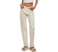 Urban Classics Damen Jeanshose Straight Fit Denim Größe 30 White Sand