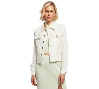 Urban Classics Damen Jeansjacke Organic Denim Offwhite Raw Größe XS