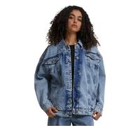 Urban Classics Ladies Oversized 90‘s Jeansjacke in Gr. 3XL in Blau