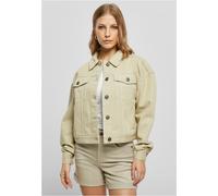 Urban Classics Ladies Oversized Colored Denim Jacket in Gr. XL in Beige