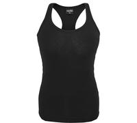 Urban Classics Damen Jersey Tanktop voor Dames Sport Tank Top, Schwarz (Black 7), L EU