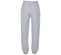 Jogginghose URBAN CLASSICS "Urban Classics Ladies Basic Essential Sweatpants", Herren, Gr. XL, US-Größen, erdgrau, 70% Baumwolle, 30% Polyester, unifarben, normal, Hosen Jogginghose (16600621-XL) erdg