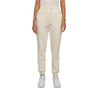 Urban Classics Damen Jogginghose Ladies Cozy Sweatpants, High Waist Jogginghose für Frauen, Loose Fit, whitesand, 4XL