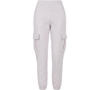Urban Classics Ladies High Waist Cargo Sweat Pants in Gr. 4XL in Violet