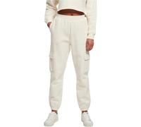 Urban Classics Damen Jogginghose Ladies High Waits Cargo Sweat Pants whitesand M